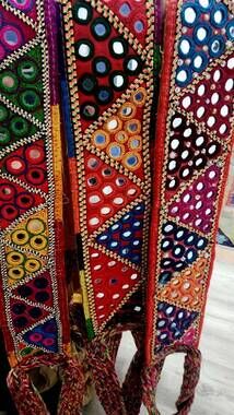 NEW TOUTVINTAGE unique handmade phone and bag strap in multi